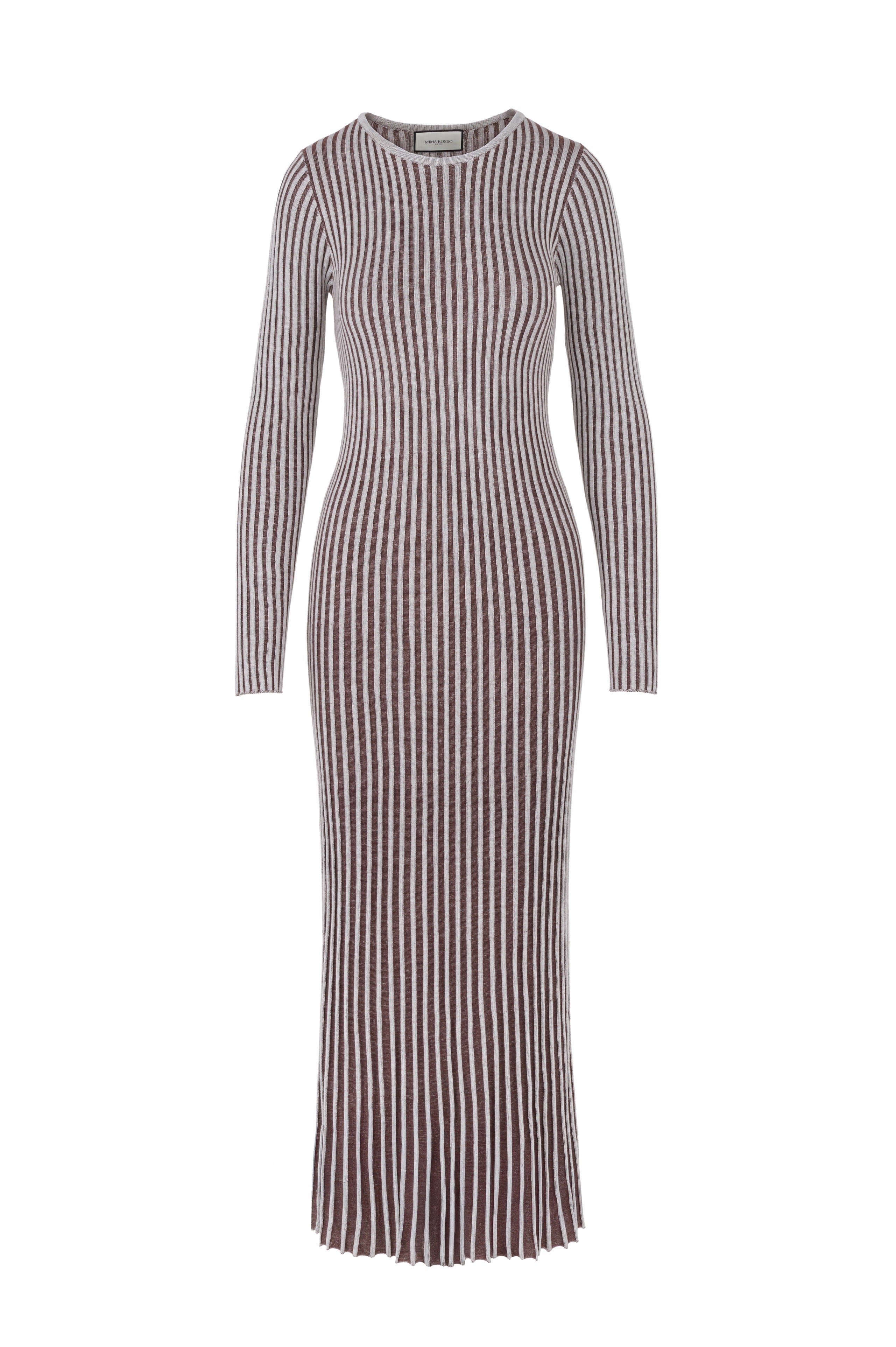 Ribbed Two Tone Maxi Dress