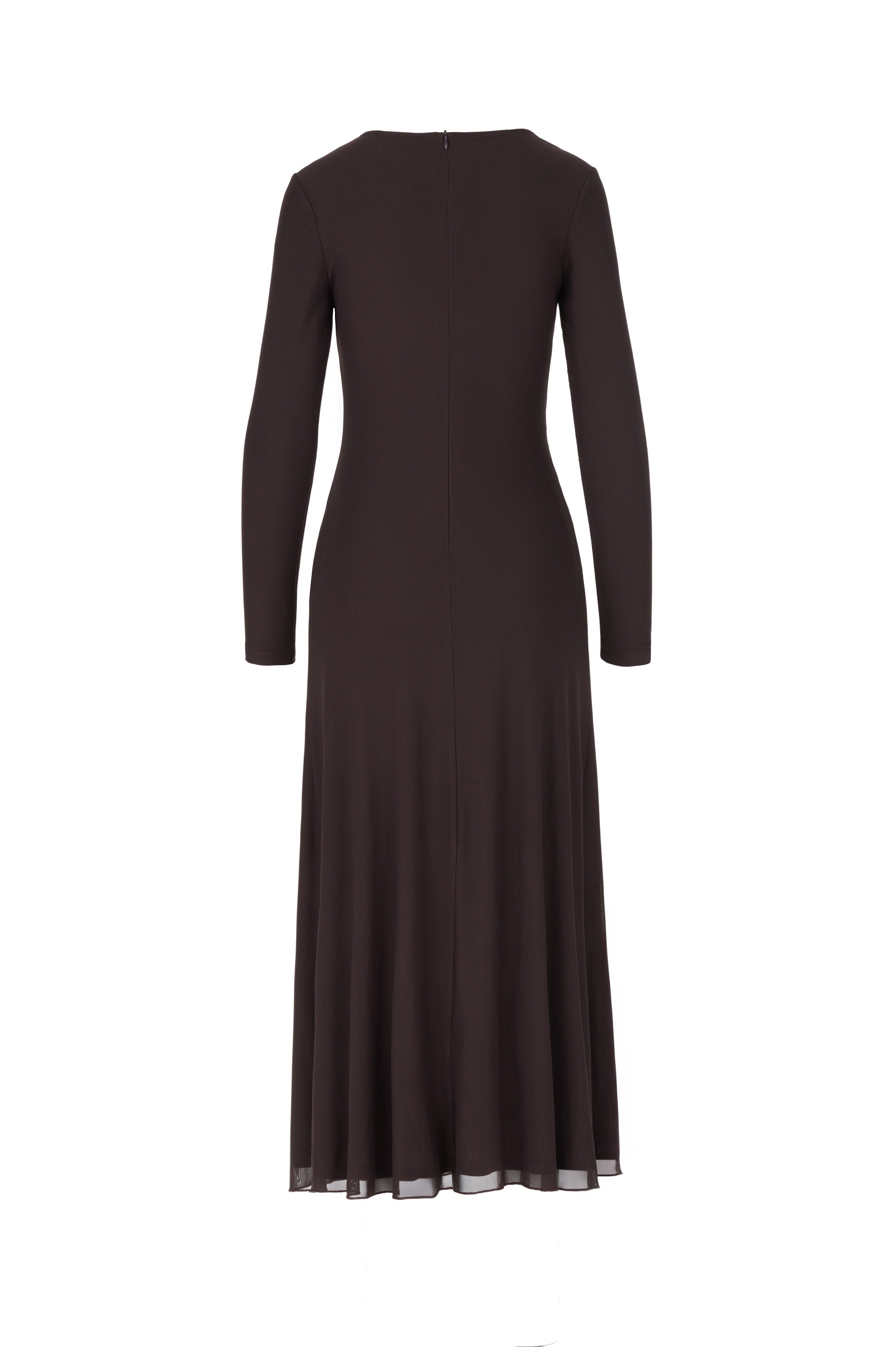 Mesh Ruched Side Detail Dress